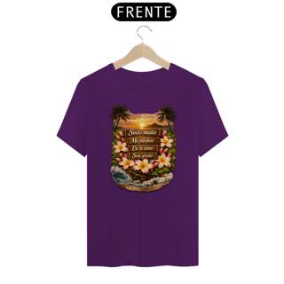 Nome do produto Camiseta T-Shirt - Palavras de Poder - Plumérias