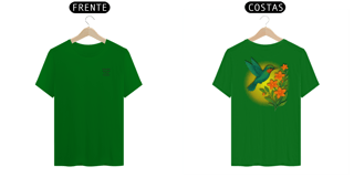 Nome do produto Camiseta T-Shirt - Purifique com Colibri e vibre na Prosperidade