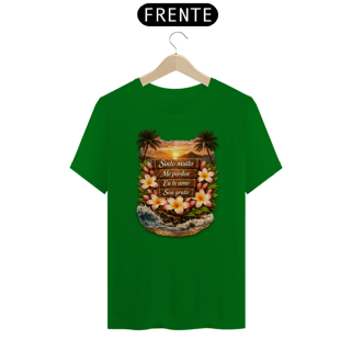 Nome do produto Camiseta T-Shirt - Palavras de Poder - Plumérias