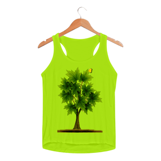 Nome do produto Regata Fem - Bordô Verde - Alegria e Amor