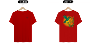 Nome do produto Camiseta T-Shirt - Purifique com Colibri e vibre na Prosperidade