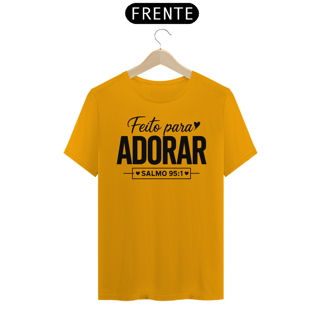 Nome do produto T-Shirt Unissex - Feito para adorar