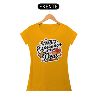 Nome do produto T-Shirt Feminina - Minha esperança está em Deus
