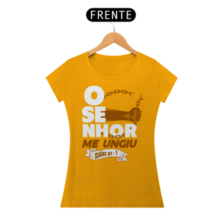 Nome do produto T-Shirt Feminina - O senhor me ungiu