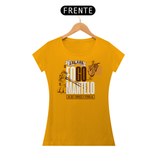 Nome do produto T-Shirt Feminina - A palavra é fogo e martelo
