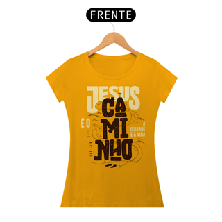 Nome do produto T-Shirt Feminina - Jesus é o caminho