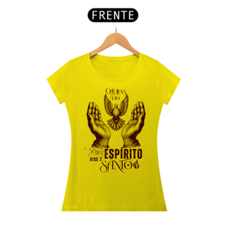 Nome do produto T-Shirt Feminina - Cheios do espirito santo