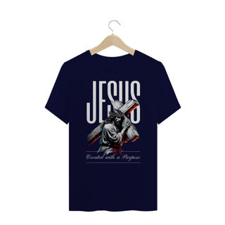 Nome do produto T-Shirt Unissex Plus Size - Jesus Não Morreu 