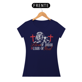 Nome do produto T-Shirt Feminina - Leão de Judá 