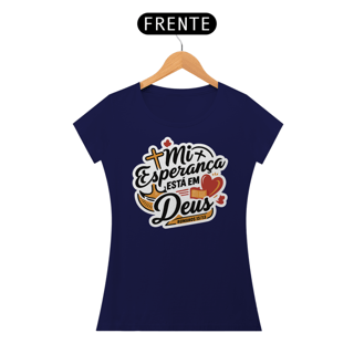 Nome do produto T-Shirt Feminina - Minha esperança está em Deus
