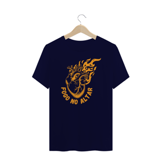 Nome do produto T-Shirt Unissex Plus Size - Fogo no altar