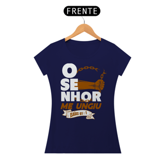 Nome do produto T-Shirt Feminina - O senhor me ungiu