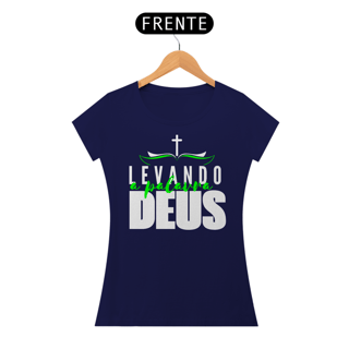 Nome do produto T-Shirt Feminina - Levando a palavra de Deus