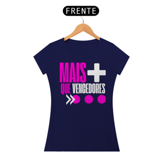 Nome do produto T-Shirt Feminina - Mais que vencedores