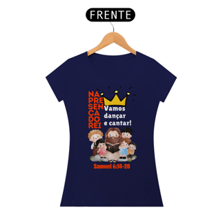Nome do produto T-Shirt Feminina - Na presença do rei