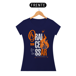 Nome do produto T-Shirt Feminina - Orai sem cessar