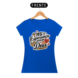 Nome do produto T-Shirt Feminina - Minha esperança está em Deus