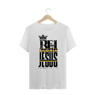 Nome do produto T-Shirt Unissex Plus Size - Rei da glória