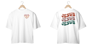 Nome do produto T-Shirt Oversized Unissex - Love Like Jesus