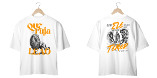 Nome do produto T-Shirt Oversized Unissex - Que ruja o leão 