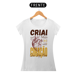 Nome do produto T-Shirt Feminina - Cria em mim