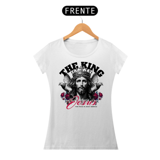 Nome do produto T-Shirt Feminina - Jesus Cristo the King