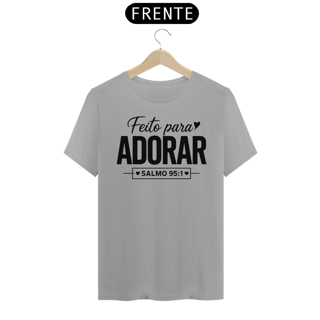 Nome do produto T-Shirt Unissex - Feito para adorar