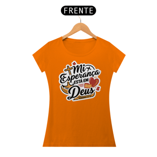Nome do produto T-Shirt Feminina - Minha esperança está em Deus