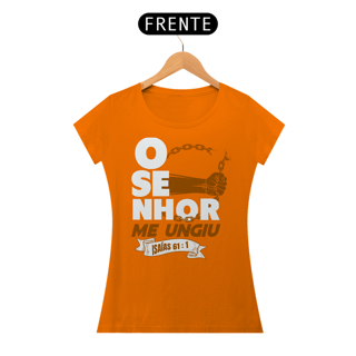 Nome do produto T-Shirt Feminina - O senhor me ungiu