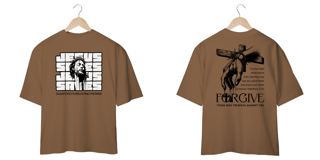 Nome do produto T-Shirt Oversized Unissex  - Jesus Saves