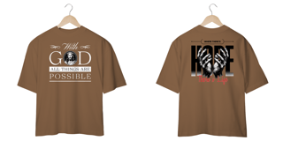 Nome do produto T-Shirt Oversized Unissex - Whit God