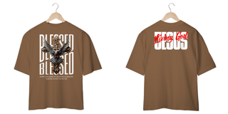 Nome do produto T-Shirt Oversized Unissex - Blessed 