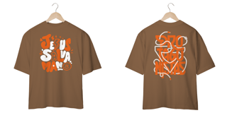 Nome do produto T-Shirt Oversized Unissex - Jesus salva mano