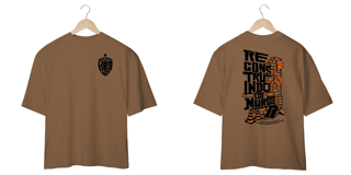 Nome do produto T-Shirt Oversized Unissex - Reconstruindo os muros