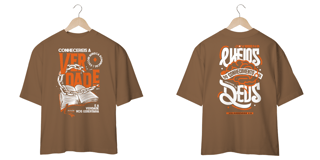 Nome do produto T-Shirt Oversized Unissex - Conhecereis a verdade