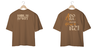 Nome do produto T-Shirt Oversized Unissex - Adoradoras do rei