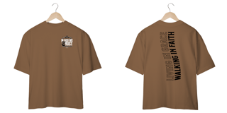 Nome do produto T-Shirt Oversized Unissex - In god is Trust