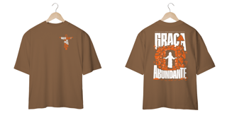 Nome do produto T-Shirt Oversized Unissex - Graça Abundante