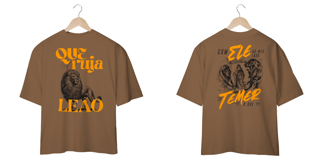 Nome do produto T-Shirt Oversized Unissex - Que ruja o leão 