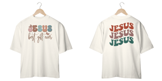 Nome do produto T-Shirt Oversized Unissex - Jesus best after ever