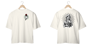 Nome do produto T-Shirt Oversized Unissex - Glória Glória Glória 