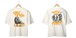 Nome do produto T-Shirt Oversized Unissex - Que ruja o leão 