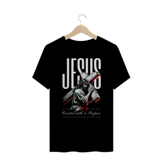 Nome do produto T-Shirt Unissex Plus Size - Jesus Não Morreu 