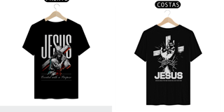 Nome do produto T-Shirt Unissex Premium -  Jesus Não Morreu 