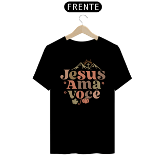 Nome do produto T-Shirt Unissex - Jesus ama você 