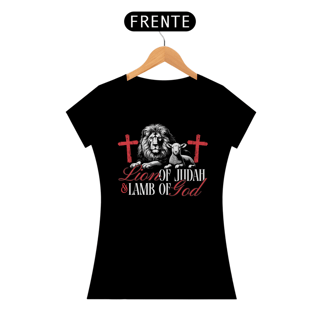 Nome do produto T-Shirt Feminina - Leão de Judá 