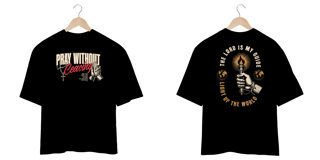 Nome do produto T-Shirt Oversized Unissex - Pray without ceasing