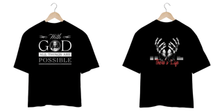 Nome do produto T-Shirt Oversized Unissex - Whit God