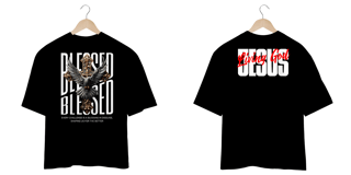 Nome do produto T-Shirt Oversized Unissex - Blessed 