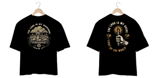 Nome do produto T-Shirt Oversized Unissex - The lord is my shephered